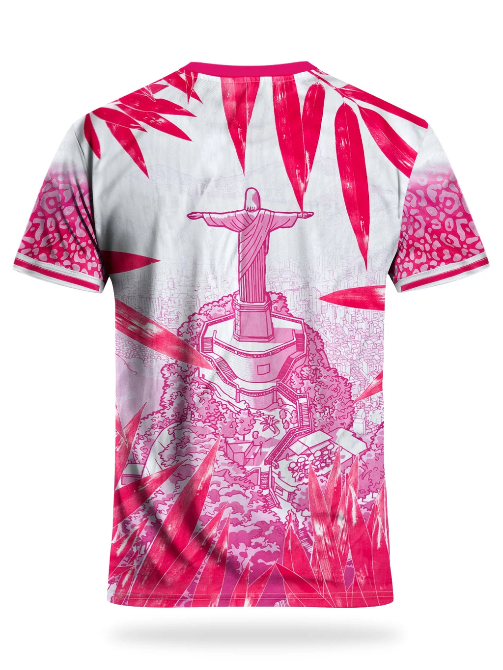 Street Performance Jersey — White & Pink, back