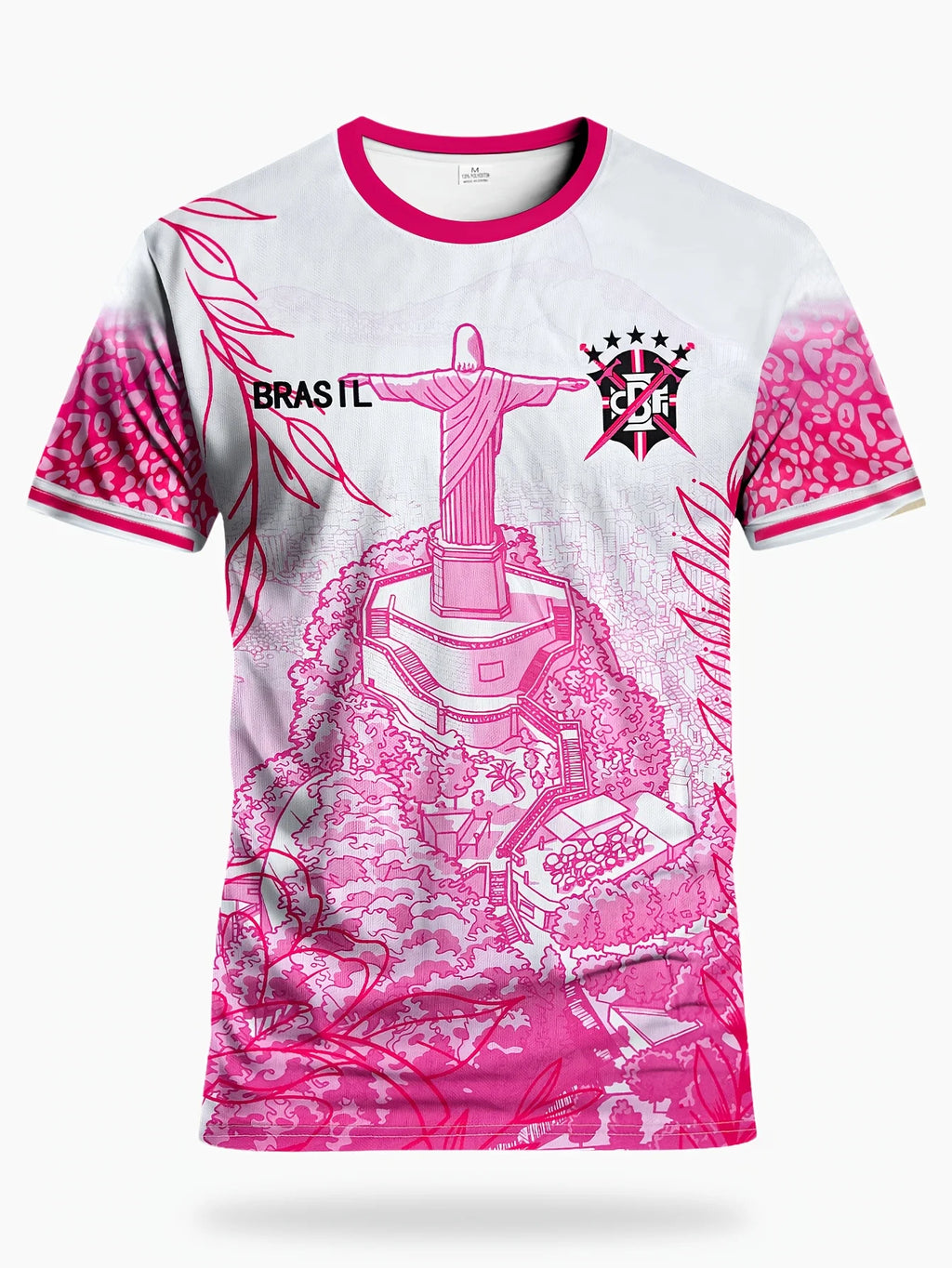 Street Performance Jersey — White & Pink, front