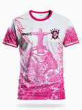 Street Performance Jersey — White & Pink, front